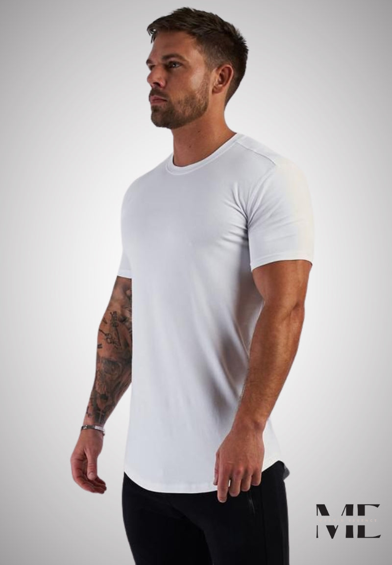 ME®️ | ROUND NECK FITTED T-SHIRT